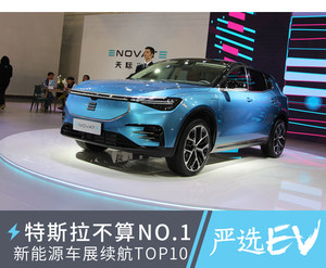 特斯拉不算NO.1 海口新能源车展续航里程排行榜