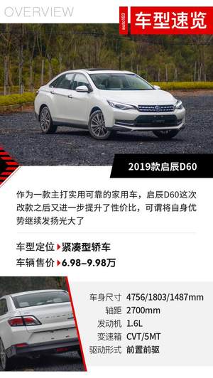 增配减价提升性价比 试驾2019款启辰D60