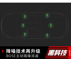 降噪技术新升级版 BOSE主动路噪消减技术