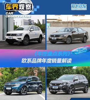 《年终盘点系列》之欧系品牌年度销量