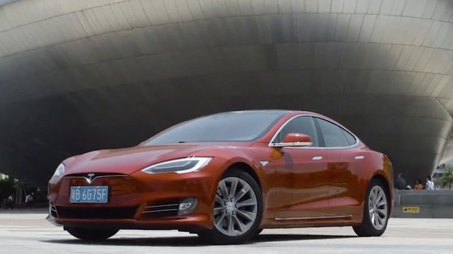 中国制造 Model 3 交付仪式