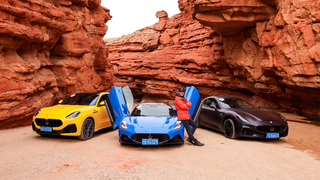 用玛莎拉蒂穿沙进峡谷是什么体验